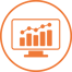 Data orange white trans thicker stroke